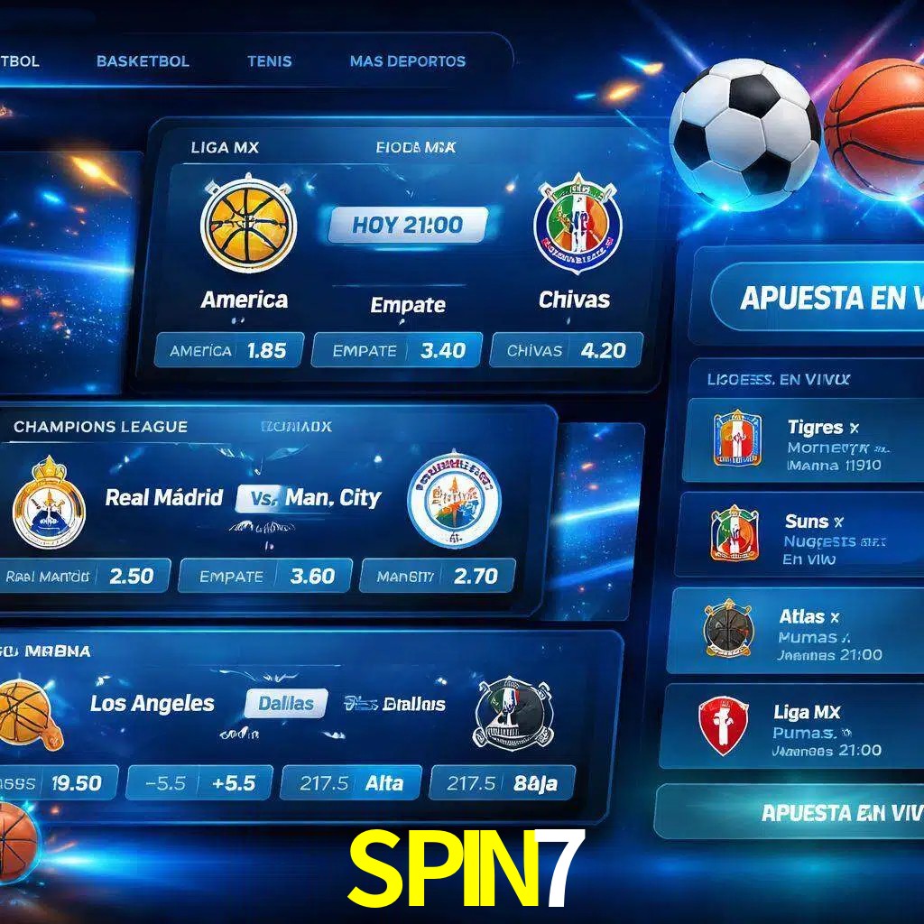 Mercados de apuestas deportivas SPIN7 para jugadores en México
