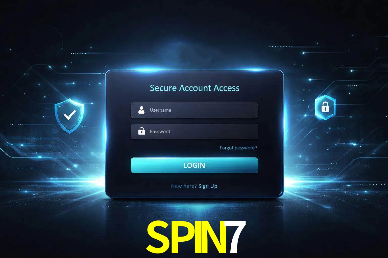 Pantalla de inicio de sesión de cuenta SPIN7 para usuarios en México